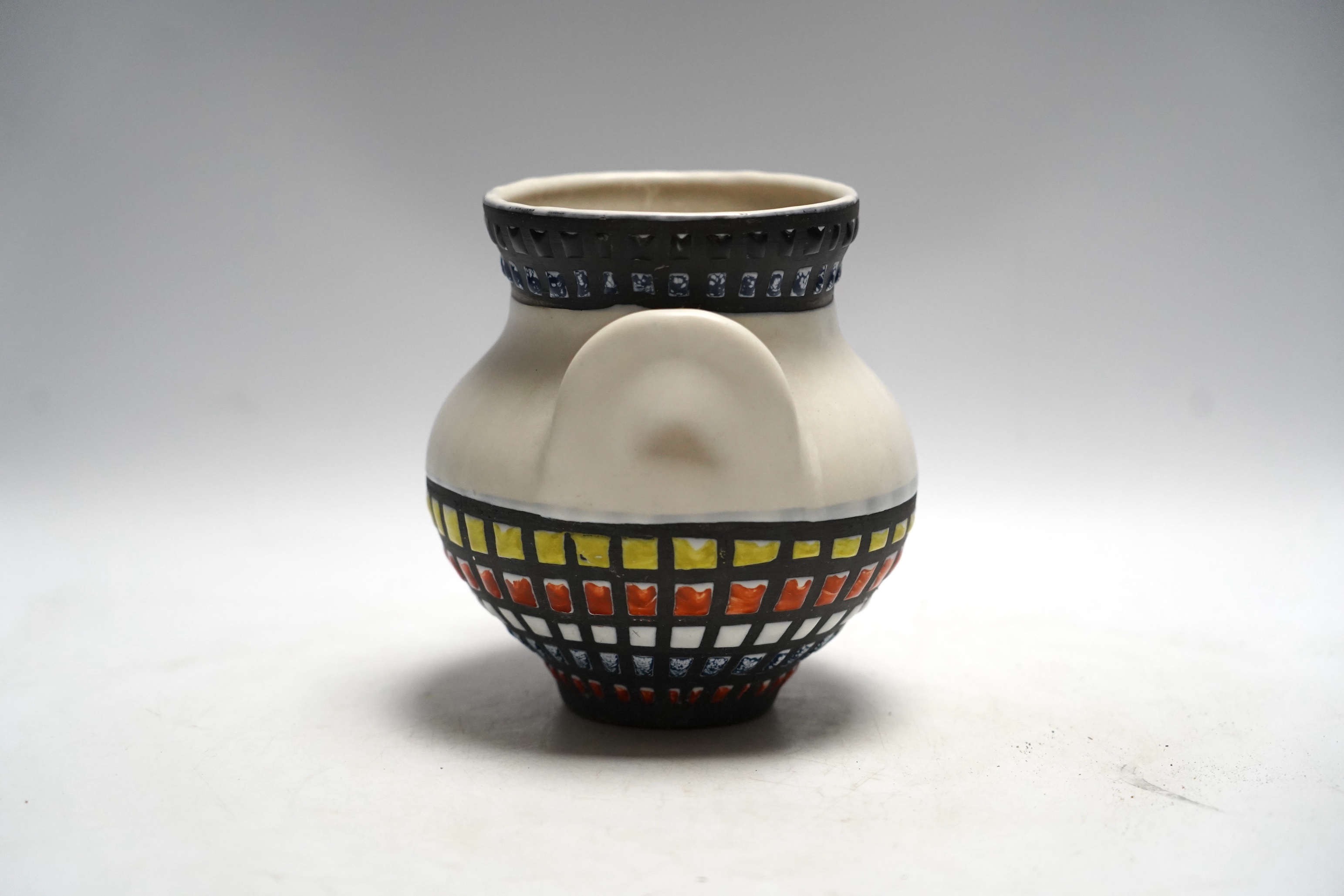 A Roger Capron (French, 1922-2006), a ceramic vase, signed to base ‘CAPRON FRANCE V2D’, 16cm